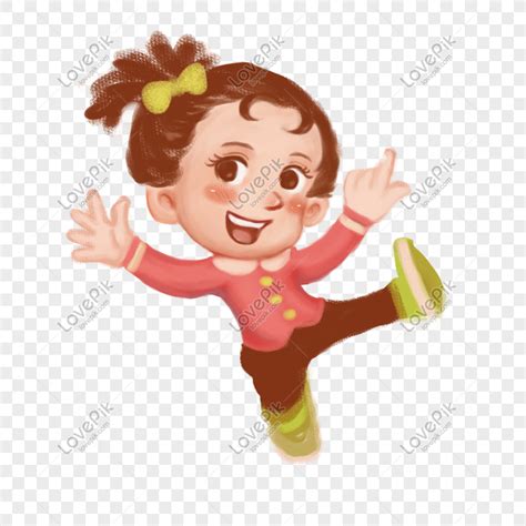sumasayaw clip art|Sumasayaw Ng Batang Babae Na Naglalarawan Ng Cartoon.